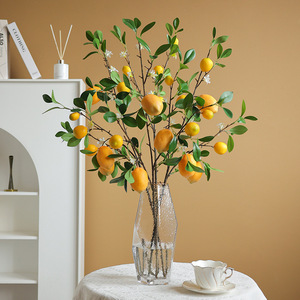 Ramilletes de Limón Artificiales Ruilisi de 30cm-100cm, Decoración para el Hogar de Plástico, Accesorios para Bodas - Product Image 2