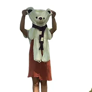 Promotional Soft Giant 160cm Scarf Teddy Bear Plush Unstuffed Animal Skin Kawaii Pink Lovely Bear Children Doll Girlfriend gift