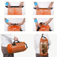 Bolsa Impermeable de Alta Calidad para Viajes al Aire Libre, Bolsa Seca de PVC con Cierre Enrollable, Portátil, Resistente al Agua y Flotante