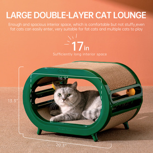 <strong>Cat</strong> Scratcher Cardboard <strong>Cat</strong> Scratcher Pad <strong>Scratching</strong> <strong>Posts</strong> Lounge Bed <strong>for</strong> <strong>Large</strong> <strong>Cats</strong> and Little Kitten - Product Image 3