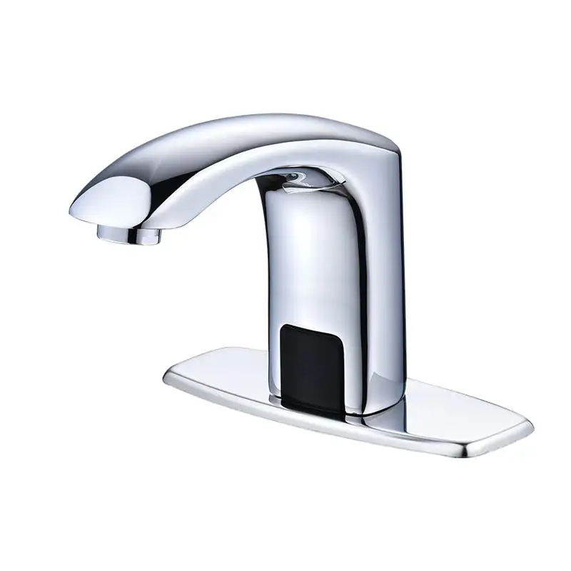 Badezimmer-Wasserhahn elektrischer automatischer Sensor-Wasserhahn berührungsloser Becken-Wasserhahn