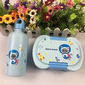 Fiambrera RTS de gran oferta, botellas de agua dobles divididas, contenedor de comida para sándwich de microondas de plástico - Product Image 3