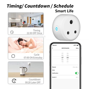 MT-ZA Matter Smart Sudáfrica Enchufe ZA Fácil Configuración con <span class=keywords><strong>Alexa</strong></span> <span class=keywords><strong>y</strong></span> Google Home Aplicación Enfocada en la Privacidad Control por Voz Medidor de Energía - Product Image 5