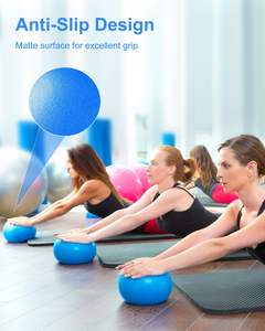 Pelota de Yoga de PVC Duradera con Logotipo Personalizado, 9 Pulgadas, Mini Barra de Estabilidad, Ejercicio, Entrenamiento, Gimnasio, Antiexplosión, Antideslizante, Suave, Ecológica - Product Image 3