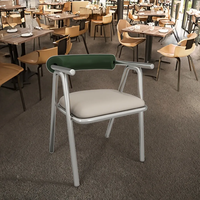 JP Industrial Style Restaurant Hotel Cafe Table à manger en acier inoxydable Chaise de salle à manger Canapé Carte Siège Combinaison