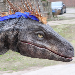 Costume de dinosaure réaliste et grandeur nature pour adulte, idéal pour les farces <span class=keywords><strong>d</strong></span>'Halloween et les films - Product Image 3