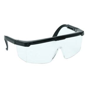 Lunettes de sécurité Goggle ONE <span class=keywords><strong>SIZE</strong></span> FITS ALL logo couleur personnalisé résistant aux rayures anti-buée clair PC lentille noir encadré réglable