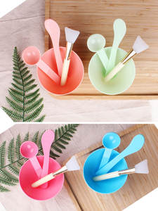 Juego <span class=keywords><strong>de</strong></span> herramientas <span class=keywords><strong>de</strong></span> plástico para mascarillas, utensilios <span class=keywords><strong>de</strong></span> maquillaje <span class=keywords><strong>de</strong></span> belleza coloridos, caseros, color negro - Product Image 4