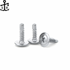 304 thép không gỉ mạ kẽm vít mái nhà liên kết chéo lõm Pan máy giặt Wafer đầu tự khoan vít - Product Image 6