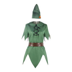 Disfraz de Elfo Verde para Halloween, Traje de Cosplay para Hombres y Mujeres Adultos, Inspirado en <span class=keywords><strong>Peter</strong></span> <span class=keywords><strong>Pan</strong></span>, TV y Cine - Product Image 3