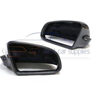 Cubierta Protectora de Espejo Retrovisor Lateral de Fibra de Carbono Real de Alta Calidad, Apta para A3 <span class=keywords><strong>A4</strong></span> A6L S6 B7 - Product Image 4