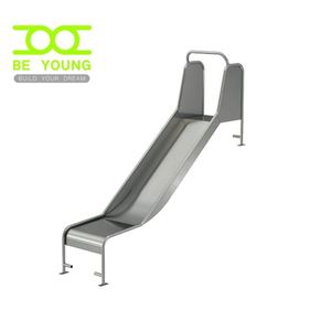 Set de Toboganes Grandes para Piscina y Jardín, de Metal, para Exteriores, de 7 y 8 Pies, en Espiral, con Tubo Transparente Blanco y Acero Inoxidable - Product Image 3