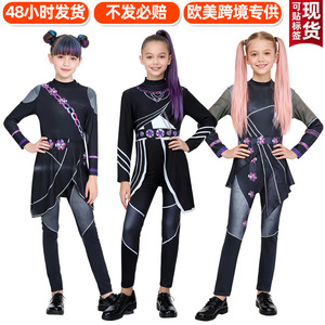 Disfraz de Cazadora de Demonios para Niñas, Disfraz para Actuaciones Escénicas, Estilo Punk Krumi Mira Zoe, Fibra de Poliéster - Product Image 4