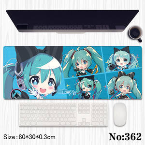 Tapis de souris clavier personnalisé 80*30*0.3CM Sailor Moon Card Captor Sakura Hatsvne Miku Sakura <span class=keywords><strong>Re</strong></span> <span class=keywords><strong>Zero</strong></span> Rem Ram Anime Gaming Tapis de souris - Product Image 3