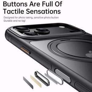 Étui pivotant rotatif à 360 degrés pour <span class=keywords><strong>iPhone</strong></span> 17 Pro Max et décompression de vitesse Plus avec amortissement de l'air sonore - Product Image 5