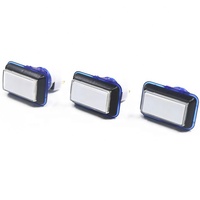Botón luminoso de doble color de alta calidad de 27*47mm para Europa y América