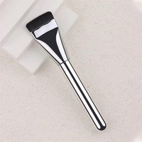 Pinceau pour masque de fond de teint plat ultra-mince pinceau éventail de maquillage liquide de luxe manche en nylon matériau en nylon cosmétique de qualité supérieure vente en gros