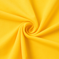 Polo à manches symétriques pour hommes, tissu jaune en coton de qualité supérieure, prix d'usine avec logo personnalisé