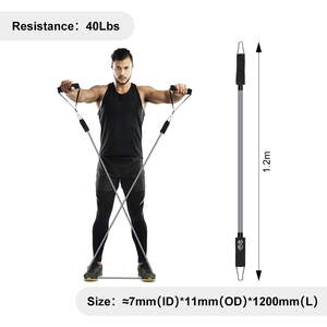 Heavy Resistance <b>Bands</b> for Working Out Exercise <b>Bands</b> <b>Workout</b> <b>Bands</b> with Handles, Door Anchor, Ankle Straps, - Product Image 5
