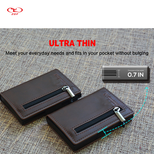 Cartera con Bloqueo RFID ZDF 13.56MHz, Protección NFC para <span class=keywords><strong>Tarjetas</strong></span> <span class=keywords><strong>de</strong></span> Visita, <span class=keywords><strong>Tarjetas</strong></span> <span class=keywords><strong>de</strong></span> Membresía, Protección <span class=keywords><strong>de</strong></span> Información Personal - Product Image 2