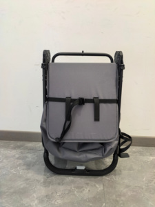 Poussette bébé pliable légère haut de gamme à 4 roues, cadre en alliage d'aluminium, design multifonctionnel avec poches, pour les enfants jusqu'à 3 ans - Product Image 6