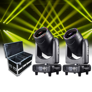 Mini Cabeza Móvil Sharpy de 295W 14R con Doble Prisma, Luz de Haz y Spot DMX para DJ, Discoteca, <span class=keywords><strong>Club</strong></span>, Bar, KTV, Fiesta, Espectáculo de Luces DMX - Product Image 1