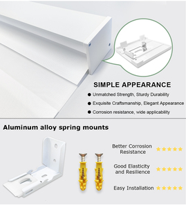 Couverture en aluminium de bureau Stores zébrés intégrés Plain Waterproof Premium Design <span class=keywords><strong>Smart</strong></span> Rechargeable Motorisé French Window - Product Image 3