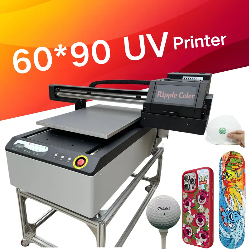 Impresora UV de gran formato UV 6090 para caja de teléfono de taza de madera