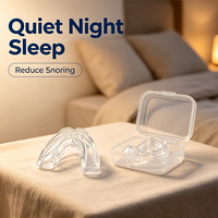 Protège-dents personnalisé anti-ronflement pour le sommeil, contre le grincement des dents et le bruxisme, en silicone souple ou rigide pour la mâchoire