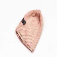 Gorro de punto metálico láser transfronterizo, estilo hip-hop urbano, moderno, de acrílico, para hombre y mujer, para parejas