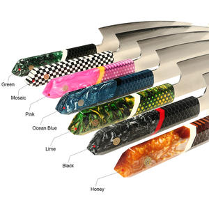 Couteaux de cuisine professionnels de 8 pouces 67 couches vg10 couteau de cuisine en acier damas couteaux de cuisine japonais avec manche en résine - Product Image 4