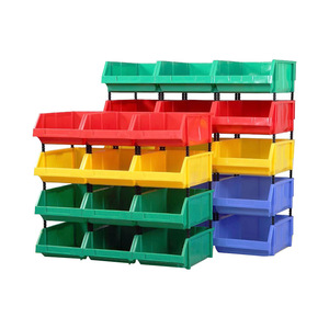 Plastic <b>Storage</b> Bins Wall Mounted Rectangular HDPE Office Organizer Eco Friendly Parts <b>Storage</b> <b>Boxes</b> Assembly Screw <b>Boxes</b> - Product Image 1
