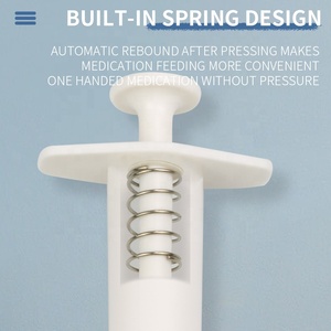 Pillole Shooter per cani 2 pezzi Dispenser per pillole per cani di grossa taglia a portata di mano per cani di razza medio-grande fino a 45 libbre - Product Image 5