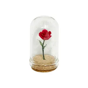 Puppenhaus Miniatur Rose Blume Elf Puppe Zubehör Mini kleiner Prinz Rose Puppenhaus Dekoration