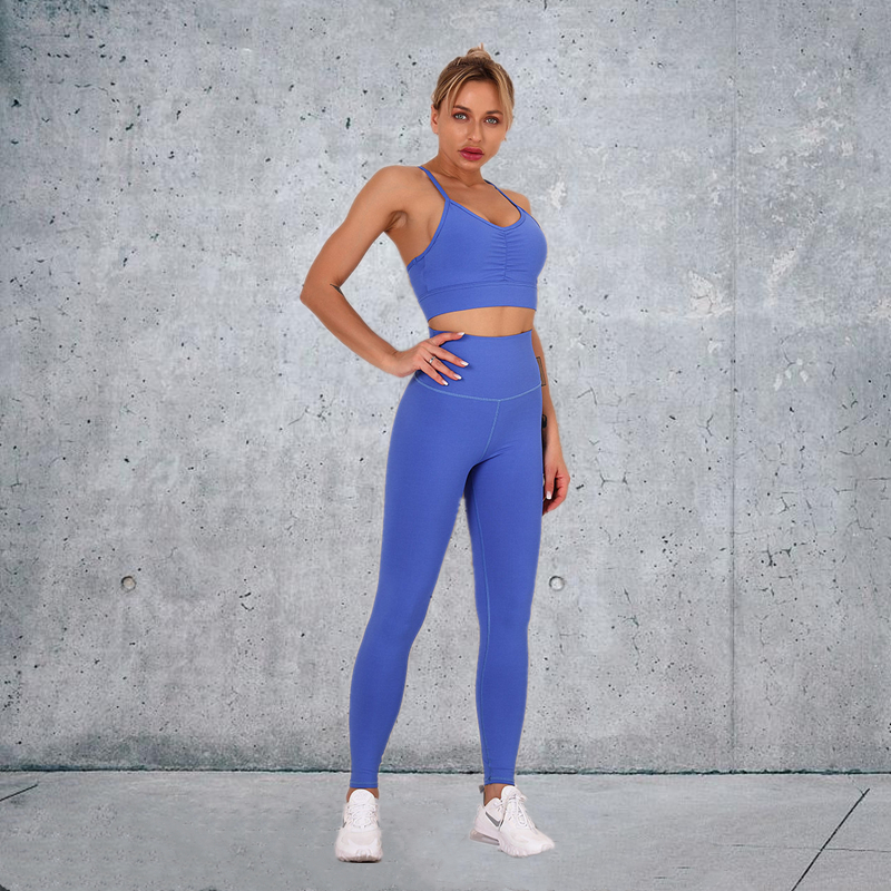 HOT 7 colors Fashion Modern Breathable Workout Clothing Popular Women Active Wear Yoga Set hygroscopic