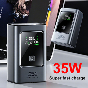 Batería <span class=keywords><strong>Externa</strong></span> Personalizada para Portátil, Baterías Externas Portátiles para Exteriores de 10000 mAh, Alta Potencia, Carga Súper Rápida de 35 W, Pantalla Digital LED, CE - Product Image 1