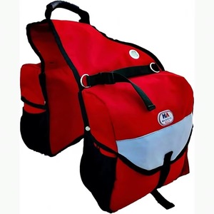Échantillon gratuit : Sac de selle pour cheval Majestic Ally - Sac isotherme en nylon imperméable, rembourré et réfléchissant avec poches pour hommes - Product Image 2