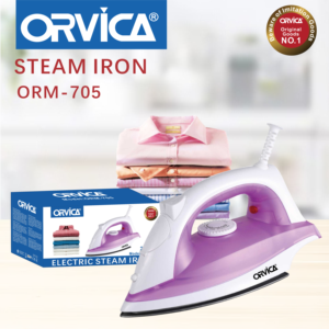 เตารีดไอน้ำไฟฟ้าสีม่วง แผ่นความร้อนแบบไม่ติดผ้า 2400 วัตต์ สำหรับใช้ในบ้าน - Product Image 5