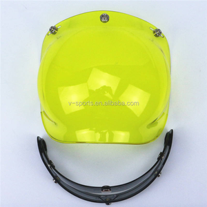 Pare-soleil universel à 3 clips pour casque de <span class=keywords><strong>moto</strong></span> rétro, bouclier transparent - Product Image 3