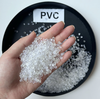 Granulés de PVC transparent de qualité médicale vierges moulés pour lunettes non piquantes par injection de résine de PVC recyclée