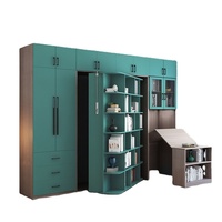 Nouveau design de meubles de chambre à coucher modernes armoire multifonctionnelle lit pliant en gros