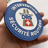 Patchs de vêtements en silicone PVC 3D avec logo personnalisé en relief, auto-adhésifs, appliques personnalisées, badge en caoutchouc