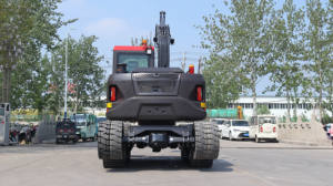 Livraison gratuite pelles sur chenilles chinoises Digger 7 8 10 12 15 tonnes pelle sur pneus pour travaux de construction de chenaux miniers - Product Image 6