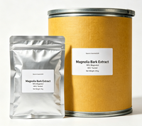 Extracto de Corteza de Magnolia 98% Magnolol, Probado por HPLC, Extracto Herbal en Polvo de Corteza de Magnolia Officinalis