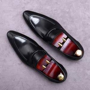 Nouvelles Chaussures en Cuir Rétro Britanniques Formelles et Décontractées pour Homme, Idéales pour Mariage et Garçon d'Honneur - Product Image 3
