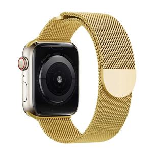 Apple <span class=keywords><strong>Watch</strong></span> 6 SE/Series 3 4 5対応 ステンレス製ミラネーゼループバンド スマートウォッチ用磁気ブレスレット - Product Image 2