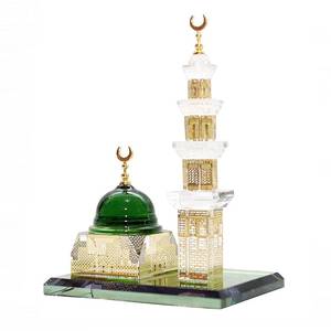 New Islamic Design Handmade <b>Cheap</b> Craft Wholesale Mini Mosque Spire Muslim <b>Crystal</b> Gift - Product Image 6