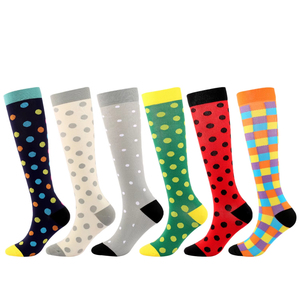 Calcetines de Compresión para Enfermería Bordados Personalizados, Unisex, Hasta la Rodilla, Deportivos, de Alta Calidad - Product Image 1