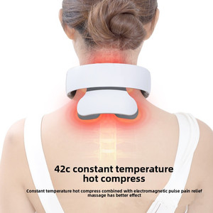 Masajeador Eléctrico Inalámbrico Portátil Inteligente para Cuello y Hombros con Terapia para la Columna Cervical - Product Image 1