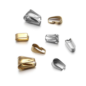 Cierre de baguette cónico de acero inoxidable chapado en oro para la fabricación de collares, hebilla de joyería K525 - Product Image 2